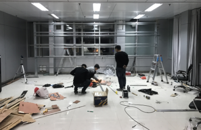 濱州市科學(xué)技術(shù)局升級(jí)改造項(xiàng)目施工現(xiàn)場(chǎng)圖1